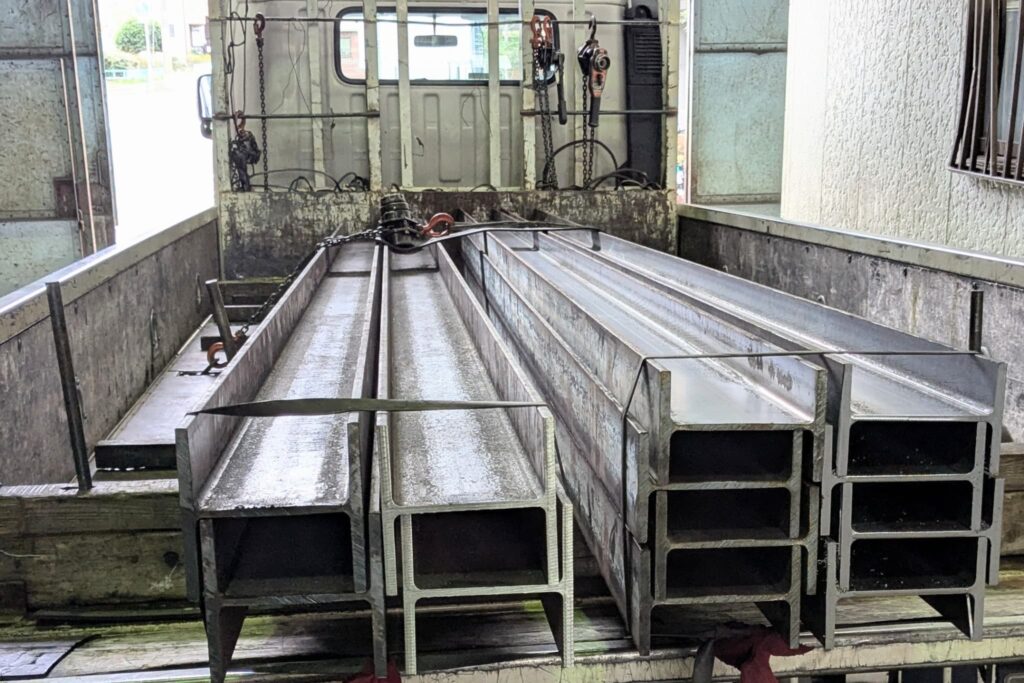 H鋼148×100×6/9
H鋼150×150×7/10 
半切り